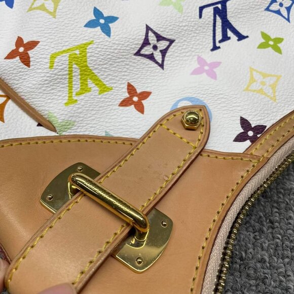 100% Authentic Louis Vuitton Greta Multicolor Hobo Shoulder Bag - Picture 7 of 14